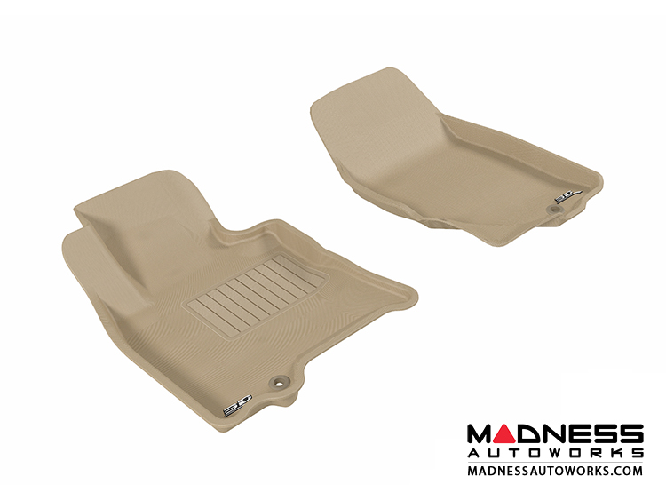 Infiniti EX35 Floor Mats (Set of 2) - Front - Tan by 3D MAXpider